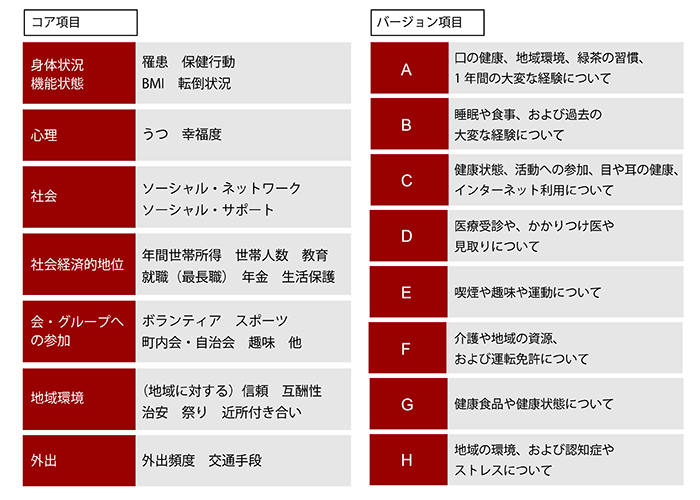 調査項目